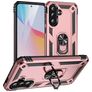Mobigear Armor ring Samsung Galaxy A36 Funda Plástico rígido Carcasa Antigolpes con anillo - Oro rosa