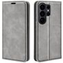 Mobigear Retro Slim Samsung Galaxy S26 Ultra Capa livro Carteira - Cinzento