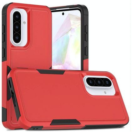 Mobigear Heavy Armor Samsung Galaxy A56 Hårdt Bagsidecover Stødsikkert - Rød