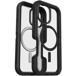 OtterBox Defender iPhone 16 MagSafe Hardcase Etui plecki Wstrząsoodporne - Przezroczysty / Czarny