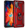 Mobigear Armor Ring Motorola Moto G50 Hardcase Back cover Antiurto con anello - Rosso