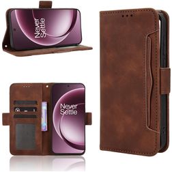 Mobigear Slide Wallet OnePlus 15 Knížkové pouzdro Peněženka - Hnědá