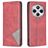 Mobigear Rhombus Slim Xiaomi Redmi 14C Capa livro - Vermelho