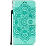 Mobigear Mandala HONOR 9X Lite Funda tipo libro Cartera - Turquesa