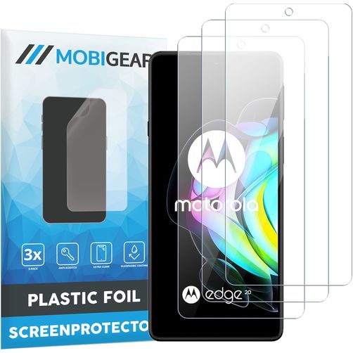Mobigear Motorola Edge 20 Skærmbeskytter Folie - Case Friendly (3-pak)