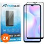 Mobigear Premium Xiaomi Redmi 9A Tvrzené sklo Ochrana displeje - kompatibilní s pouzdry - Černá (2 ks)