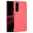 Mobigear Croco Sony Xperia 1 III Hårdt Bagsidecover - Rød