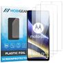 Mobigear Motorola Moto G51 5G Screen Protector Film - Case Friendly (3-Pack)
