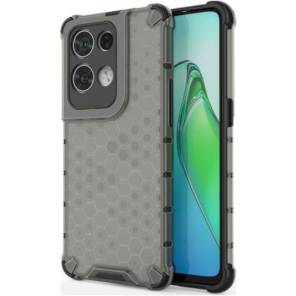 Mobigear Honeycomb OPPO Reno 8 Pro 5G Kova Suojakuori Iskunkestävä - Musta