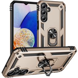 Mobigear Armor ring Samsung Galaxy A16 Hard Case Back cover Shockproof with Ring Holder - Gold