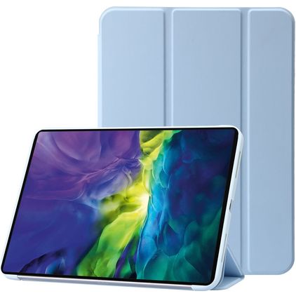 Mobigear Tri-Fold Gel iPad 11 (2025) TPU / Pele sintética Capa livro - Azul