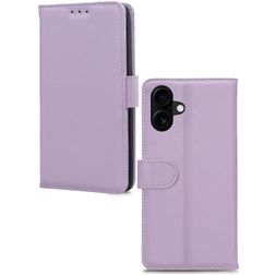 Mobilize Premium Gelly iPhone 16 Plus Funda tipo libro Cartera - Morado