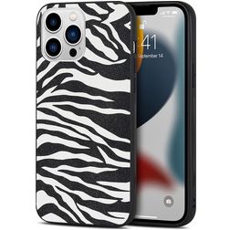 Mobigear Safari iPhone 14 Plus Joustava TPU Suojakuori - Zebra
