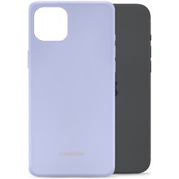 Mobilize Rubber Gelly iPhone 15 Plus TPU flexível Capa traseira - Pastel Purple