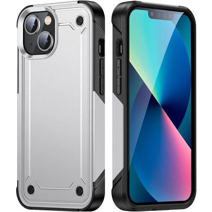 Mobigear Slim Armor iPhone 14 Plus Funda Plástico rígido Carcasa Antigolpes - Blanco