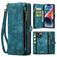 CaseMe 008 iPhone 15 Plus Funda tipo libro 2 en 1 con carcasa extraíble Cartera - Azul