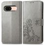 Mobigear Clover Google Pixel 8a Wallet case - Grey