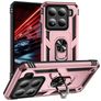 Mobigear Armor ring Xiaomi 15 Funda Plástico rígido Carcasa Antigolpes con anillo - Oro rosa