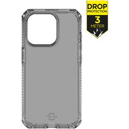 ITSKINS SpectrumClear-R iPhone 15 Pro TPU flexível Capa traseira Antichoque - Smoke