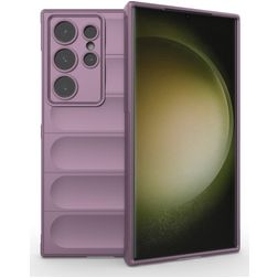 Mobigear Bumpy Samsung Galaxy S24 Ultra Flexibel TPU Skal - Lila