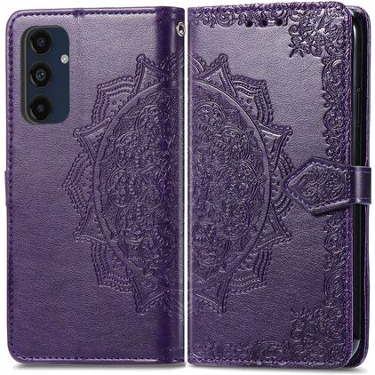 Mobigear Mandala Samsung Galaxy A16 Wallet case - Purple