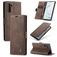 CaseMe 013 Samsung Galaxy Note 10 Plånboksfodral med sedelfack - Brun