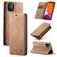 CaseMe 013 iPhone 11 Cover a libro portafoglio - Marrone