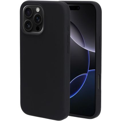 Mobiparts iPhone 16 Pro Max Silikon Zadní kryt - Černá