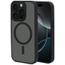 Mobiparts Hardcover iPhone 16 Pro MagSafe Kova Suojakuori - Satin Black