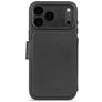 Decoded Detachable Wallet iPhone 17 Pro Max MagSafe Funda Piel auténtica Funda tipo libro 2 en 1 con carcasa extraíble Cartera - Negro