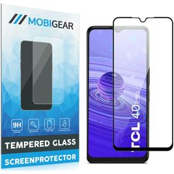 Mobigear Premium TCL 40R Härdat glas Skärmskydd - Skalvänligt