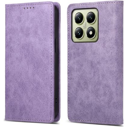 Mobigear Wallet Xiaomi 14T Wallet case - Purple