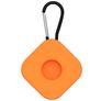Mobigear Square Key Apple AirTag Case Flexible Silicone Keyring - Orange