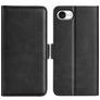 Mobigear Slim Magnet iPhone 16e Cover a libro portafoglio - Nero