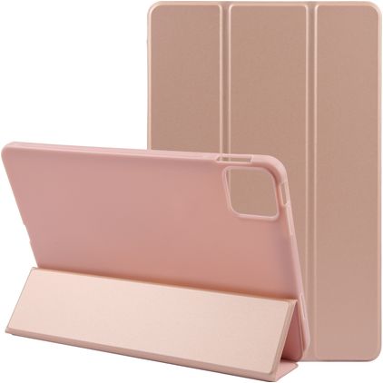 Mobigear Tri-Fold Gel iPad Air 11 tommer (2026) TPU / Kunstlæder Pungetui - Rosaguld
