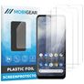 Mobigear Nokia G60 5G Película de ecrã em plástico - Compatível com capas (Pack de 3)