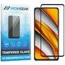 Mobigear Premium POCO F3 Tempered Glass Screen Protector - Case Friendly - Black