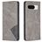 Mobigear Rhombus Slim Google Pixel 8 Funda tipo libro - Gris