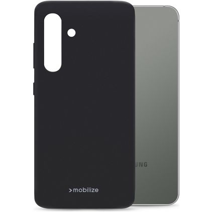 Mobilize Rubber Gelly Samsung Galaxy S24 Plus TPU flexível Capa traseira - Matt Black