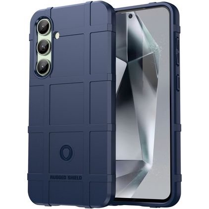 Mobigear Rugged Shield Samsung Galaxy S24 FE Elastyczne TPU Etui plecki Wstrząsoodporne - Niebieski