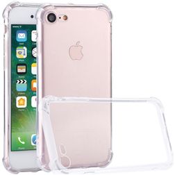 Mobigear Cushion Trasparente iPhone SE (2022) TPU flessibile Back cover Antiurto - Trasparente