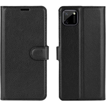 Mobigear Classic Realme C11 (2020) Cover a libro portafoglio - Nero