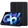 Mobigear Tri-Fold Gel iPad Air 5 (2022) TPU / Leatherette Wallet case - Black