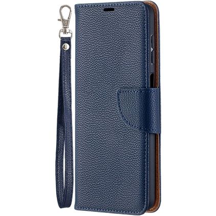 Mobigear Excellent Samsung Galaxy A12 Wallet case - Dark Blue