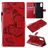Mobigear Butterfly OPPO Reno 4 Funda tipo libro Cartera - Rojo