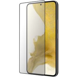 Mobiparts Regular Samsung Galaxy S23 Glas Skærmbeskytter - Case Friendly - Sort