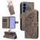 Mobigear Butterfly Samsung Galaxy S26 Plus Cover a libro portafoglio - Grigio