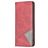 Mobigear Rhombus Slim OPPO Find X5 Lite Cover a libro - Rosso