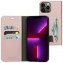 Mobiparts Classic Wallet iPhone 13 Pro Max Etui z klapką typu portfel - Różowy