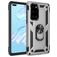 Mobigear Armor Ring Huawei P40 Fodral Hårdplast Skal Stötsäkert med ringhållare - Silver